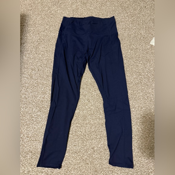 Amazon Pants - Navy High Waisted Leggings
